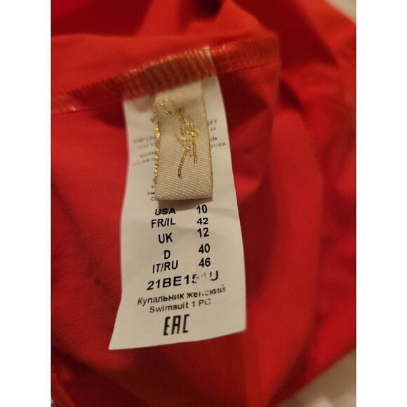 GOTTEX Braided Elegance V-Collar One-Piece. Size 10. NWT $168 - Picture 5 of 5